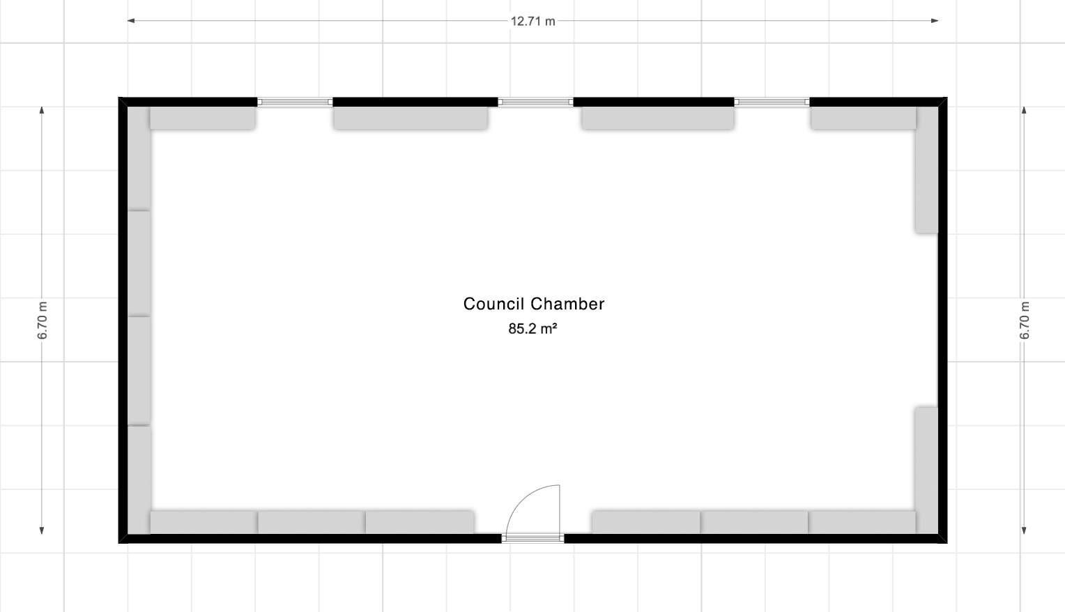 Council Chamber Floor Plan